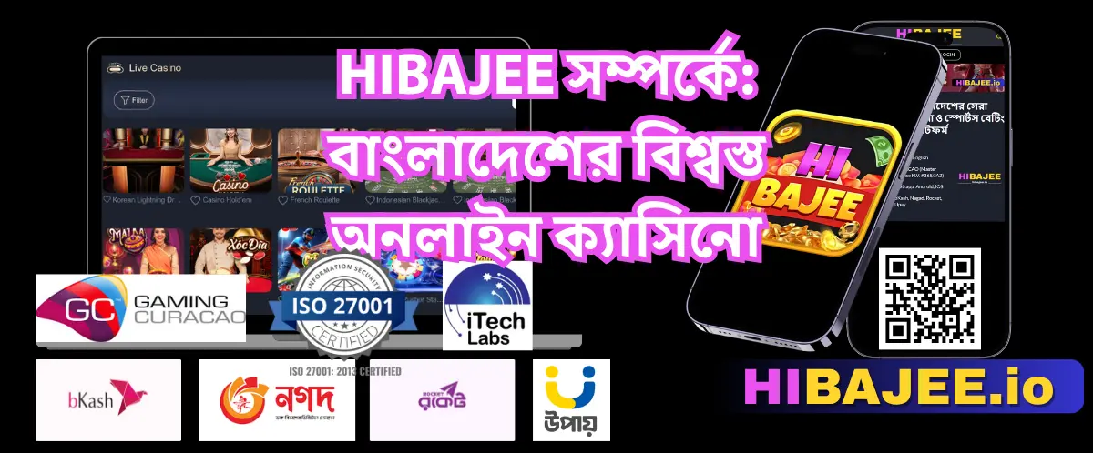 HIBAJEE সম্পর্কে: বাংলাদেশের বিশ্বস্ত অনলাইন ক্যাসিনো