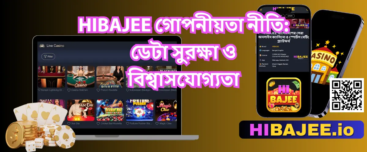 HIBAJEE গোপনীয়তা নীতি: ডেটা সুরক্ষা ও বিশ্বাসযোগ্যতা